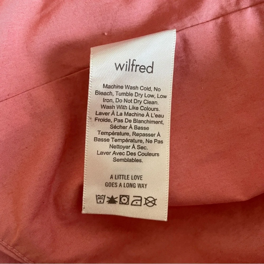 aritzia wilfred sandrine rose cropped ruffle sleeveless top medium large - Picture 5 of 8